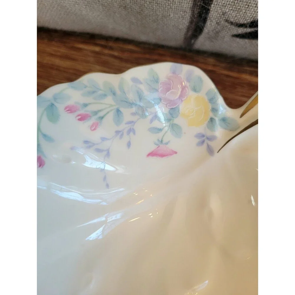 Mikasa Bone China Dish - Larry Laslo - Narumi Japan Gold Trim - Vintage